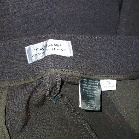 Tahari ASL Espresso Pants - Picture 5 of 8
